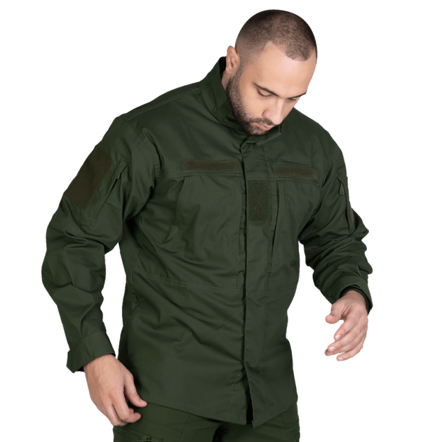 Китель тактичний польова статутна куртка для силових структур KOMBAT XXL Олива (OPT-23841) - зображення 2