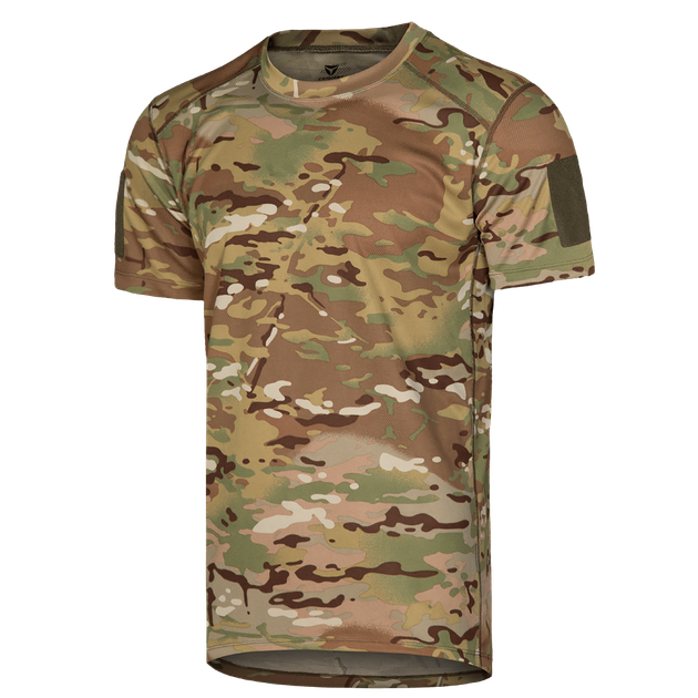 Футболка мужская тактическая полевая повседневная футболка для спецсужб (S) Multicam (OPT-8341) - изображение 1