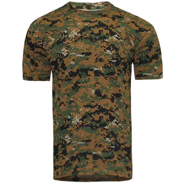 Футболка тактическая мужская летняя повседневная футболка для силовых структур S Marpat Brown (OPT-2401) - изображение 1