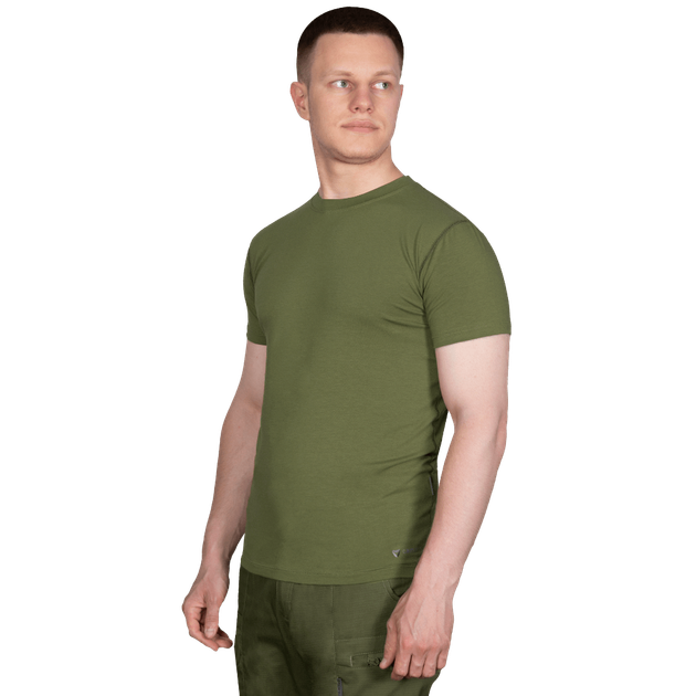 Футболка чоловіча тактична польова повсякденна футболка для спецсужб L Зелений (OPT-7181) - зображення 2