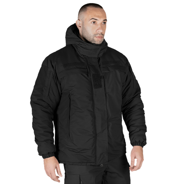 Куртка тактическая полевая износостойкая теплый верх для силовых структур XL Черный (OPT-46521) - изображение 2