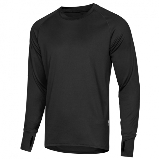 Чоловічий футболок з довгим рукавом для силових структур S Чорний (OPT-6111) - зображення 1