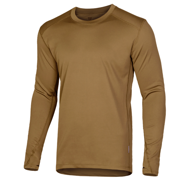 Чоловічий лонгслів тактовний чоловіча футболка з довгим рукавом для силових структур (XL) Койот (OPT-8561) - зображення 1