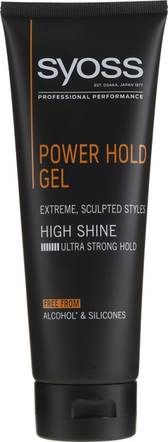 Żel do włosów Syoss Power Hold Gel 250 ml (5201143151085) - obraz 1