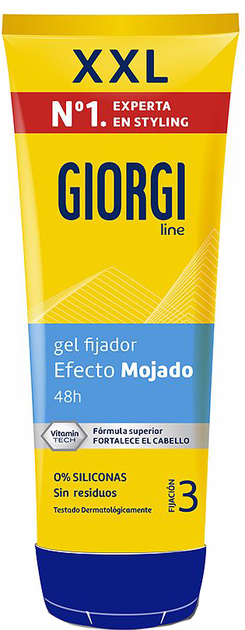 Żel do włosów Giorgi Line Efecto Mojado Gel Fijador Extrafuerte N3 240 ml (8411135006348) - obraz 1