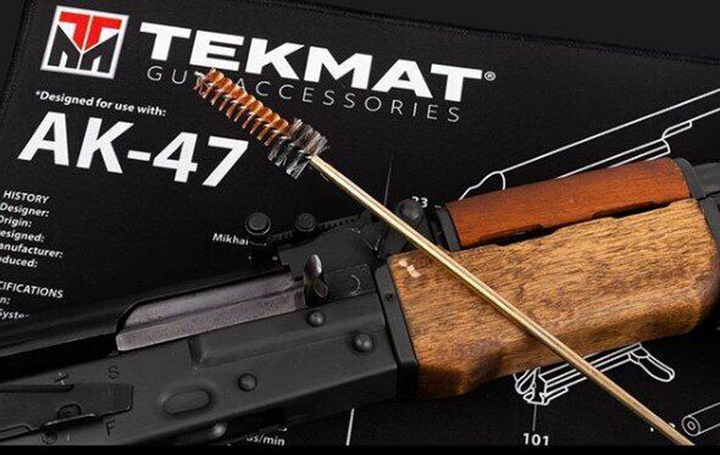 Килимок TekMat 30 см x 91 см з кресленням AK-47 для чищення зброї - изображение 2