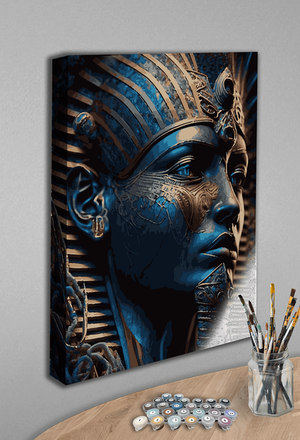 Картина по номерам с красками металлик Фараон (АМ-0565-BIG) 60*80 см - Фото 1 Картина по номерам с красками металлик Фараон (АМ-0565-BIG) 60*80 см - изображение 1