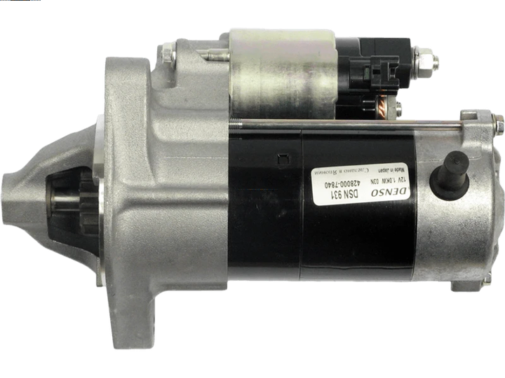 Стартер оригінал Denso 12V 1.0kW 8 зубів для Toyota Yaris 1.0/1.3L, ОЕ 428000-7840, JS1299 DENSO (S6035DENSO) - зображення 2