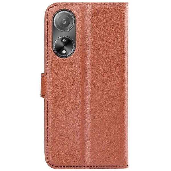 Классический чехол-книжка Deexe Book Type для OPPO A98 - Brown - Фото 5 Классический чехол-книжка Deexe Book Type для OPPO A98 - Brown - изображение 5