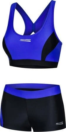 Купальник роздельный для женщин Aqua Speed FIONA 6464 черный, синий Жен 42(XL) 348-14 42 - Фото 1 Купальник роздельный для женщин Aqua Speed FIONA 6464 черный, синий Жен 42(XL) 348-14 42 - изображение 1