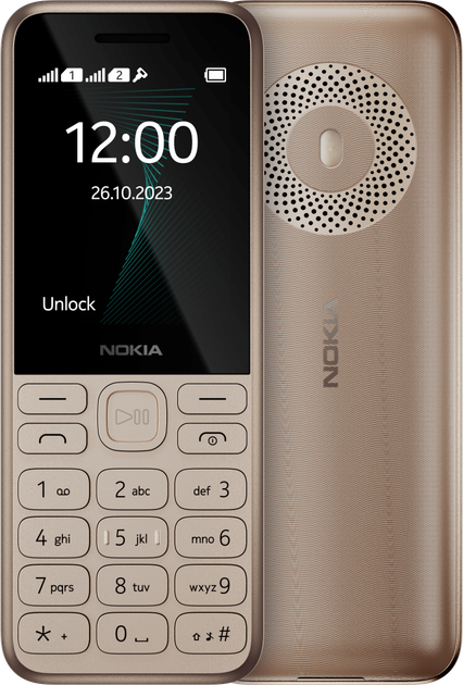 Мобільний телефон Nokia 130 Dual SIM (TA-1576) Light Gold (6906942) - Фото 1 Мобільний телефон Nokia 130 Dual SIM (TA-1576) Light Gold (6906942) - изображение 1