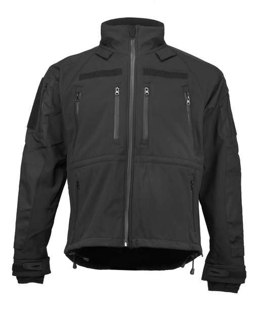 Куртка демісезонна Sturm Mil-Tec Softshell Plus Black M (10859002) - изображение 1