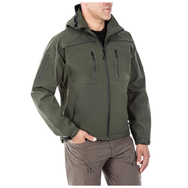 Куртка тактична для штормової погоди 5.11 Tactical Sabre 2.0 Jacket Moss 3XL (48112-191) - изображение 2