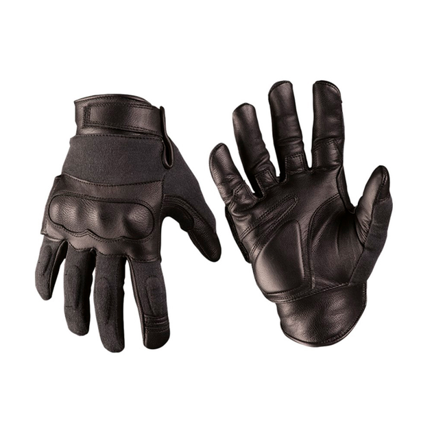 Рукавички тактичні Sturm Mil-Tec Leather and Aramide Tactical Gloves Black XL (12504202) - зображення 1