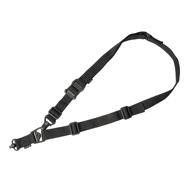 Ремень тактический одно/двухточечный с антабками Magpul MS3 Single QD Sling GEN2 Black (MAG515-BLK) - изображение 1