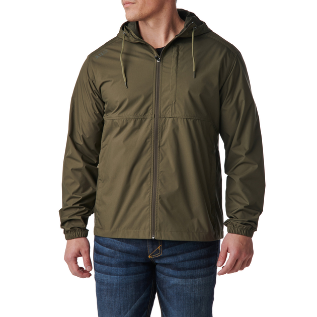 Куртка тактична демісезонна 5.11 Tactical Radar Packable Jacket RANGER GREEN 2XL (48368-186) - изображение 1