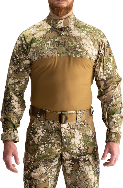 Рубашка тактическая под бронежилет 5.11 Tactical GEO7 STRYKE TDU RAPID SHIRT Terrain L (72071G7-865) - изображение 1