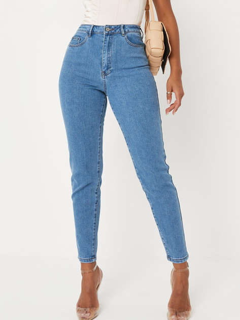 Джинсы Slim Fit женские Missguided G1806520 36R Синие (DN5057703456141 ...