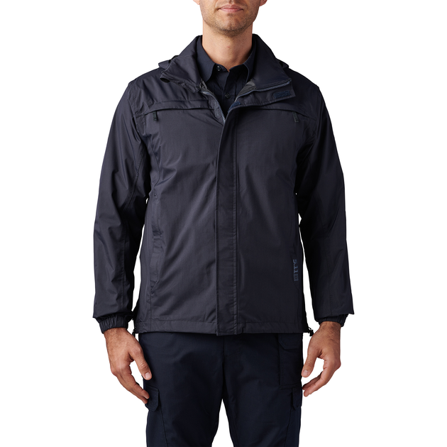 Куртка штормова 5.11 Tactical TacDry Rain Shell 2.0 Dark Navy XS (48372-724) - зображення 1