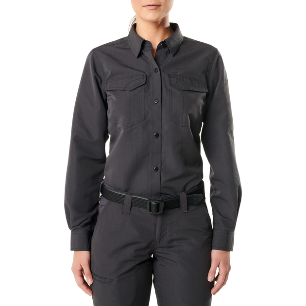Сорочка тактична 5.11 Tactical Women's Fast-Tac Long Sleeve Shirt Charcoal L (62388-018) - изображение 1