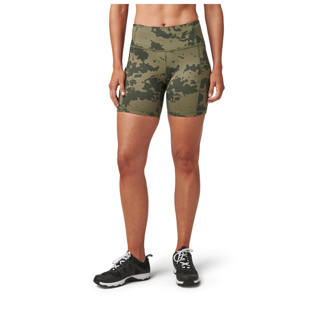 Шорти тренувальні 5.11 Tactical PT-R Eliza Short Ranger Green Camo S (67012-419) - зображення 1