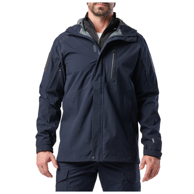 Куртка штормова 5.11 Tactical Force Rain Shell Jacket Dark Navy XL (48362-724) - зображення 1
