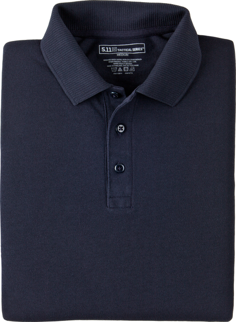 Футболка Поло тактична з коротким рукавом 5.11 Tactical UTILITY SHORT SLEEVE POLO Dark Navy XS (41180-724) - изображение 2