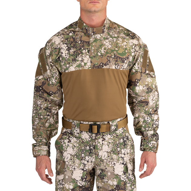 Рубашка тактическая под бронежилет 5.11 Tactical GEO7 Fast-Tac TDU Rapid Shirt Terrain XL (72488G7-865) - изображение 1