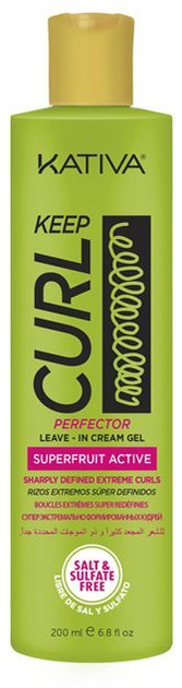 Krem do włosów Kativa Keep Curl Perfector Leave-In Cream 200 ml (7750075037137) - obraz 1