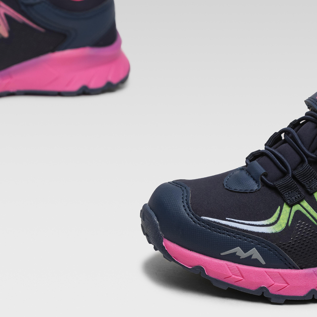 Buty sportowe dziecięce dla dziewczynki na rzepy Sprandi Earth Gear CP86-22753(IV)DZ 36 Niebieski z różowym (5904862539775) - obraz 4