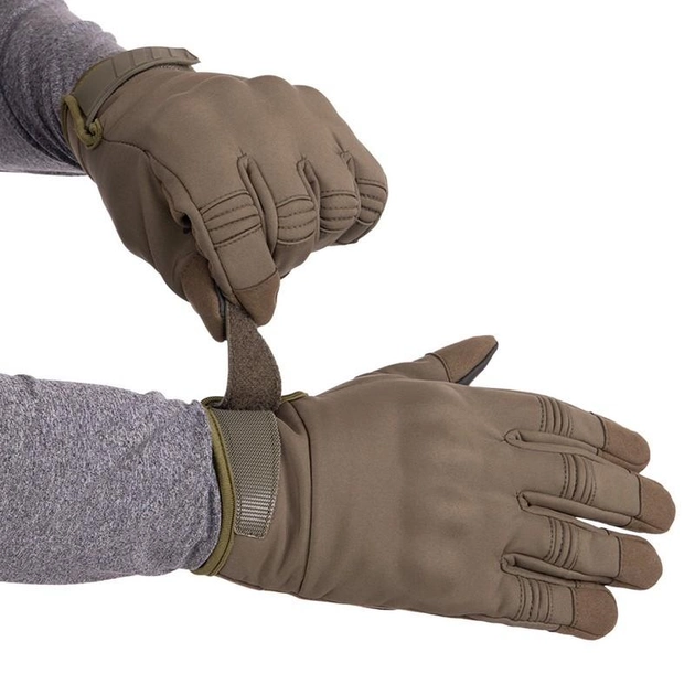 Тактичні рукавички із закритими пальцями Zelart Military Rangers 9878 XL Olive - зображення 2