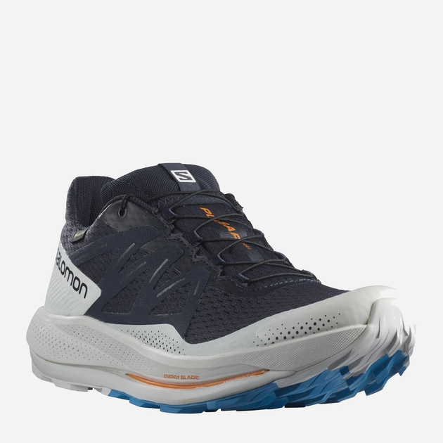 Чоловічі кросівки для бігу з Gore-Tex Salomon Pulsar Trail GTX 417499 43.5 (9.5US) 27.5 см Сірий/Темно-синій (195751099783) - зображення 2