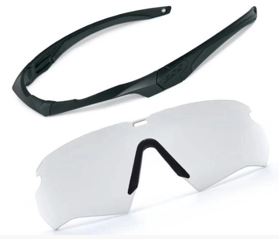Балістичні окуляри ESS Crossbow BLACK w/Clear Lens One Kit - зображення 1