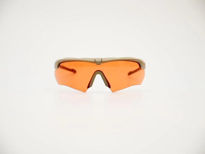 Балістичні окуляри ESS Crossbow Suppressor Terrain Tan w/Copper One Kit - зображення 2