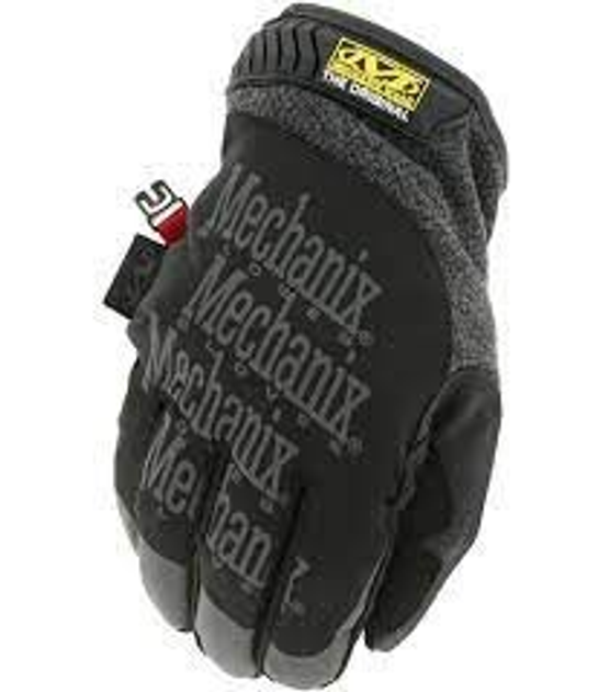 Рукавички тактичні зимові Mechanix Wear Coldwork Original L Grey/Black - зображення 1