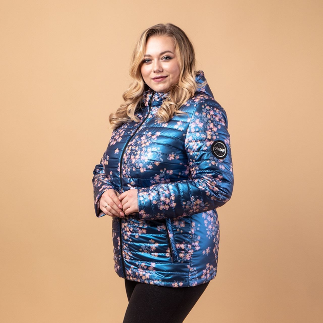 Женская демисезонная куртка большого размера UF-Fashion Сакура-oks 54 ...