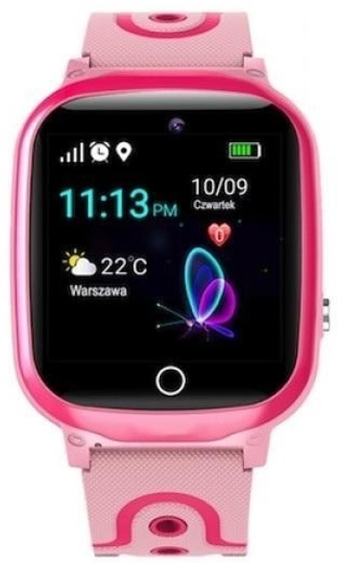 Детские телефон-часы с GPS трекером GOGPS ME K17 Pink (K17PK) - изображение 1