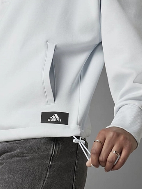 Bluza damska bez kaptura Adidas Future Icons Quarter-Zip HH9107 L Biała (4065417110489) - obraz 5