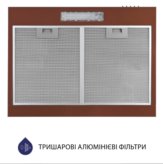 Вытяжка плоская Minola HPL 612 BRу - изображение 5