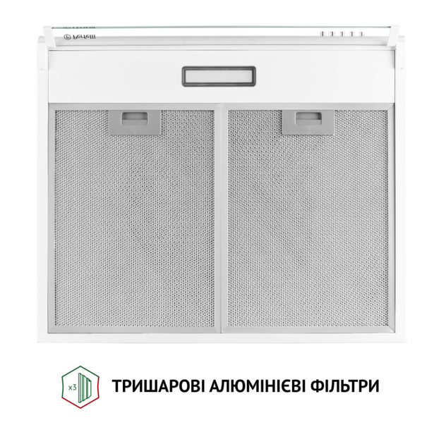 Вытяжка плоская Perfelli PL 6144 W LED - изображение 7