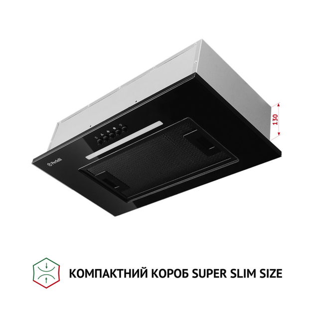 Вытяжка полновстраиваемая Perfelli BI 5256 BL 700 LED - изображение 3