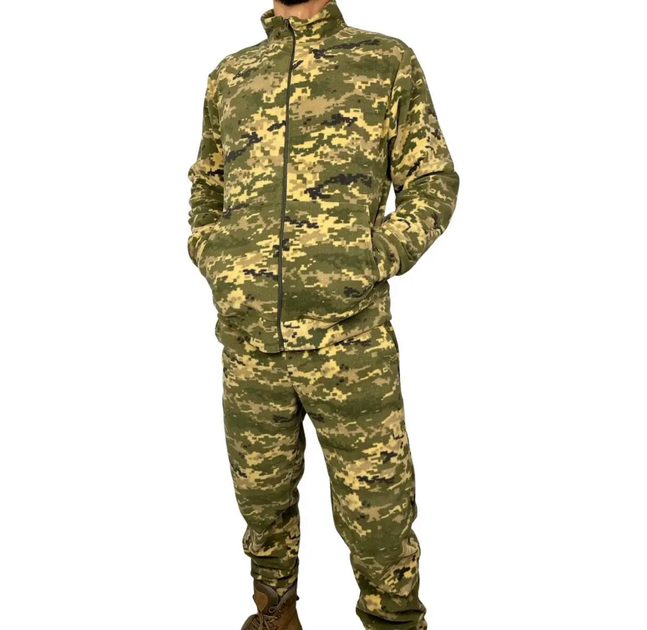 Тактичний флісовий костюм Розмір 48/50 Піксель - зображення 1