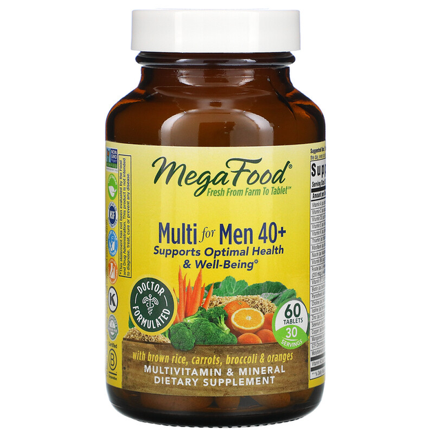 MegaFood, Комплекс витаминов и микроэлементов для мужчин старше 40 лет ...