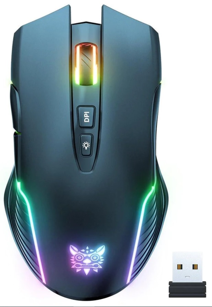 Mysz Onikuma CW905 RGB Wireless Czarna (ON-CW905-W/BK) - obraz 1