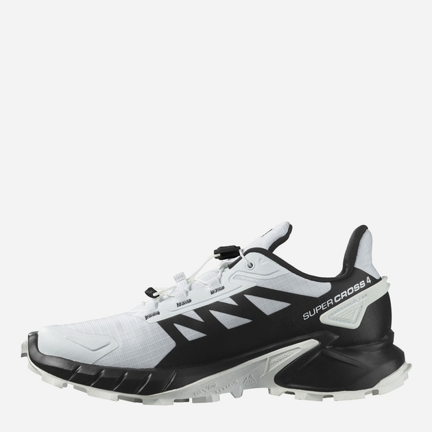 Buty do biegania damskie Salomon Supercross 4 417377 39.5 (7.5US) 24.5 cm Biały/Czarny (195751060110) - obraz 3