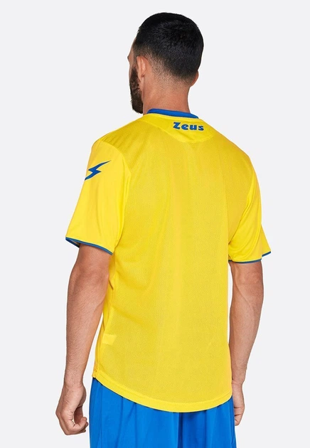 Футболка футбольная Zeus SHIRT MIDA GI/RO желтая S Z01306 - изображение 3