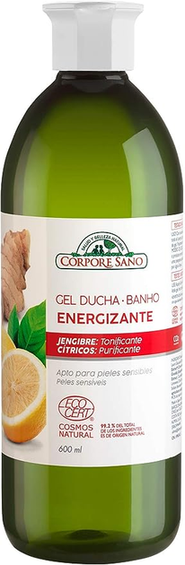 Żel pod prysznic Corpore Sano Energizante Jengibre Citricos Odżywczy 600 ml (8414002087198) - obraz 1