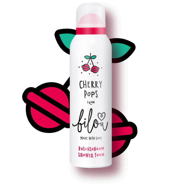 Пінка для душу Bilou Cherry Pops 200 мл - Фото 2 Пінка для душу Bilou Cherry Pops 200 мл - зображення 2