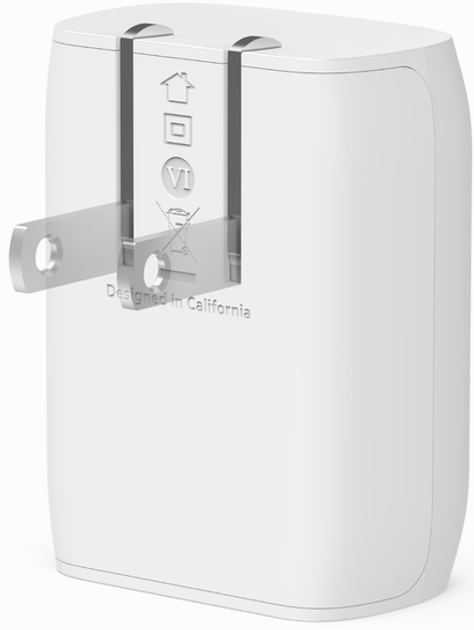 Ładowarka ścienna Belkin 20 W USB-C PD PPS, biała (WCA006VFWH) - obraz 3