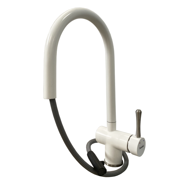Кухонный смеситель Fabiano FKM 47P SS Alpine White 8232.401.0238 - изображение 2